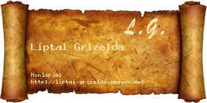 Liptai Grizelda névjegykártya
